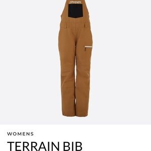 Spyder Women's Terrain Bib - Brown